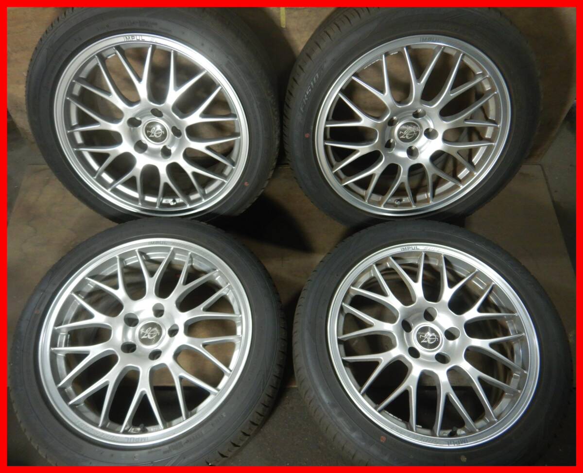 (H3350) IMPUL SUPER CAST M20 18 дюймов  8JJ+35/9JJ+38  легкий (по весу)   диск   245/45R18  шина  4 штуки