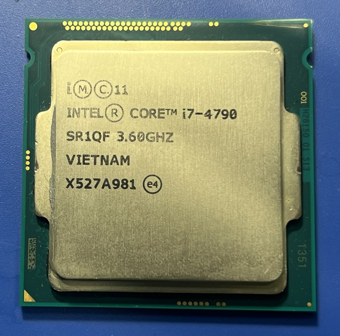 Intel Core i7-4790 3.60GHz ...4 поколение  LGA1150 CPU  подержанный товар   проверено на работоспособность 　③