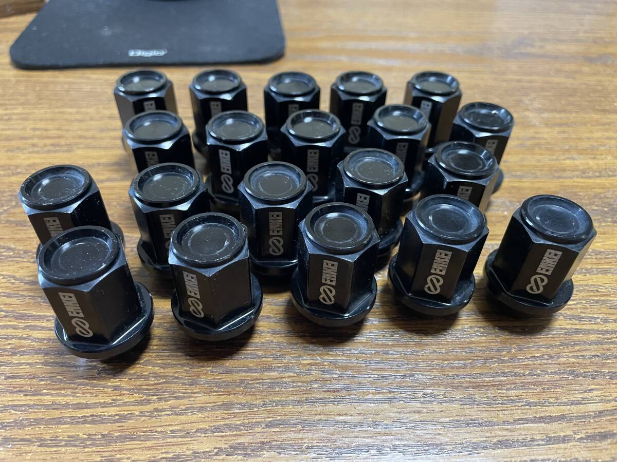 ...　 колесная гайка 　...　M12×P1.5 19HEX  черный 　20 шт. комплект