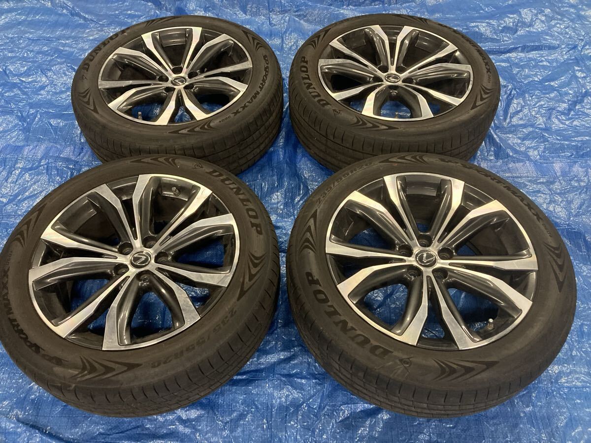 Lexus 20 кузов  LEXUS RX 450h 300  оригинальный 20 дюймов  8.0J +30 5H 114.3 Dunlop  235/55R20  шина   диск   комплект