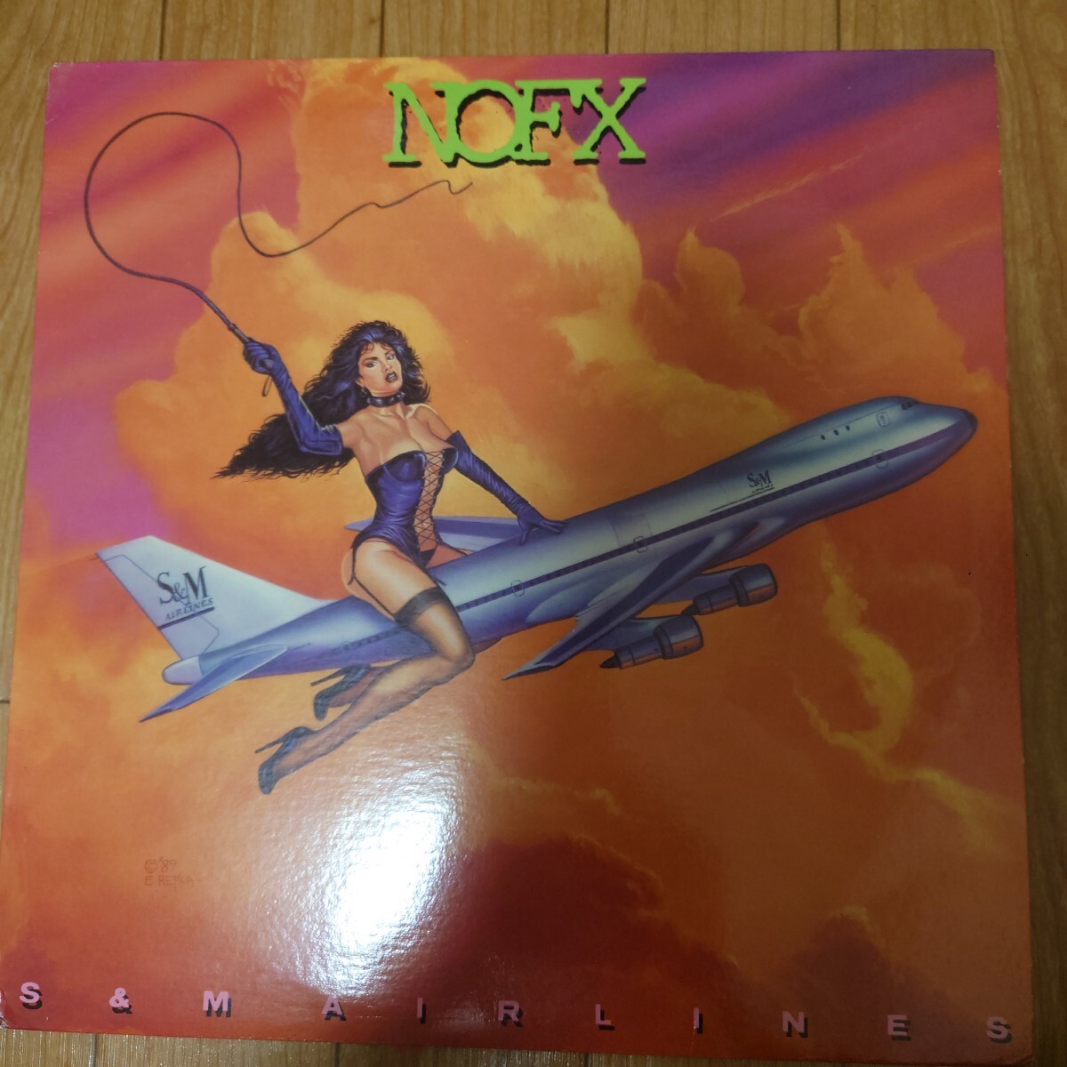 NOFX - S&M Airlines US  оригинал  пластинка  original　E-86405-1　Epitaph LP  пластинка