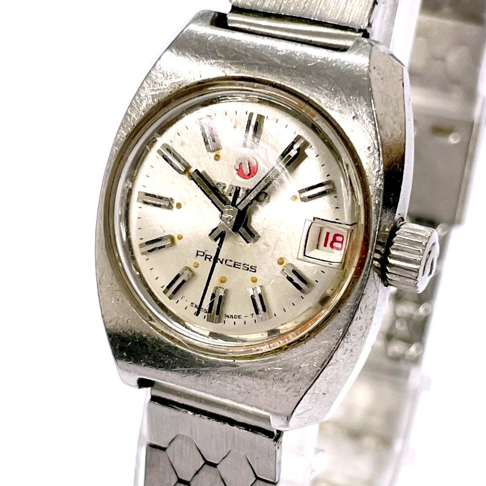 【1  йен  старт 】RADO ... 558.3023.4 PRINCESS ... SS   серебристый  циферблат   автоматически  скручивание    женский  наручные часы   продаю как нерабочий   744475