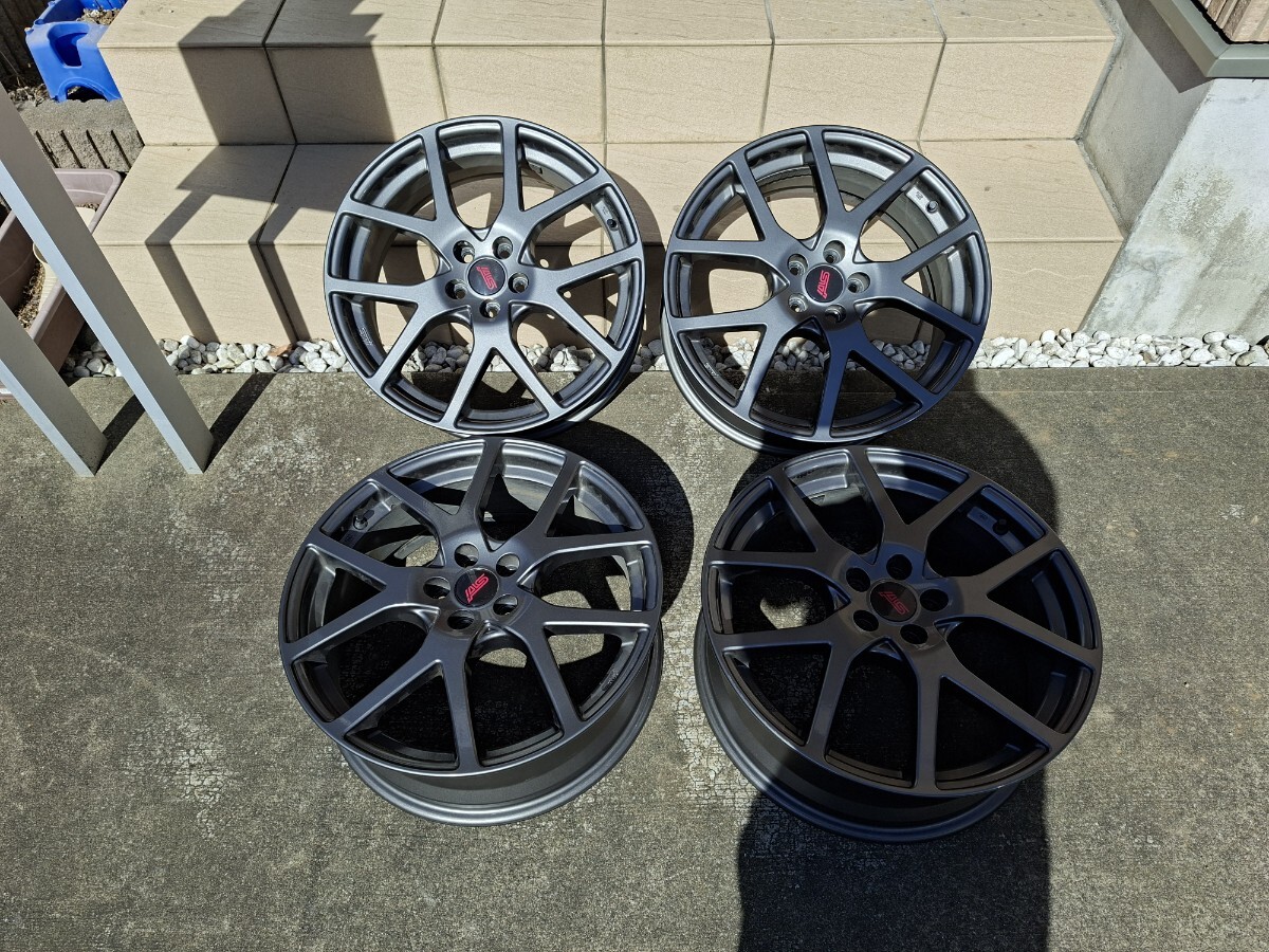 subaru STI　ENKEI  пр-во  　 оригинальный １８ дюймов 　 алюминиевый диск  на одну машину  　 подержанный товар  PCD100　 популярный     темный металлик