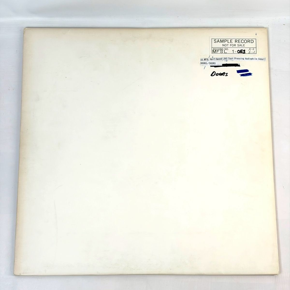 R0421-23【 тест ... пластинка  LP】The Doors  дверь ... MFSL 1-051  импортная пластинка     товара нет в свободной продаже  US пластинка  NOT FOR SALE  пластинка  12inch  дюймов   на работоспособность не проверялось