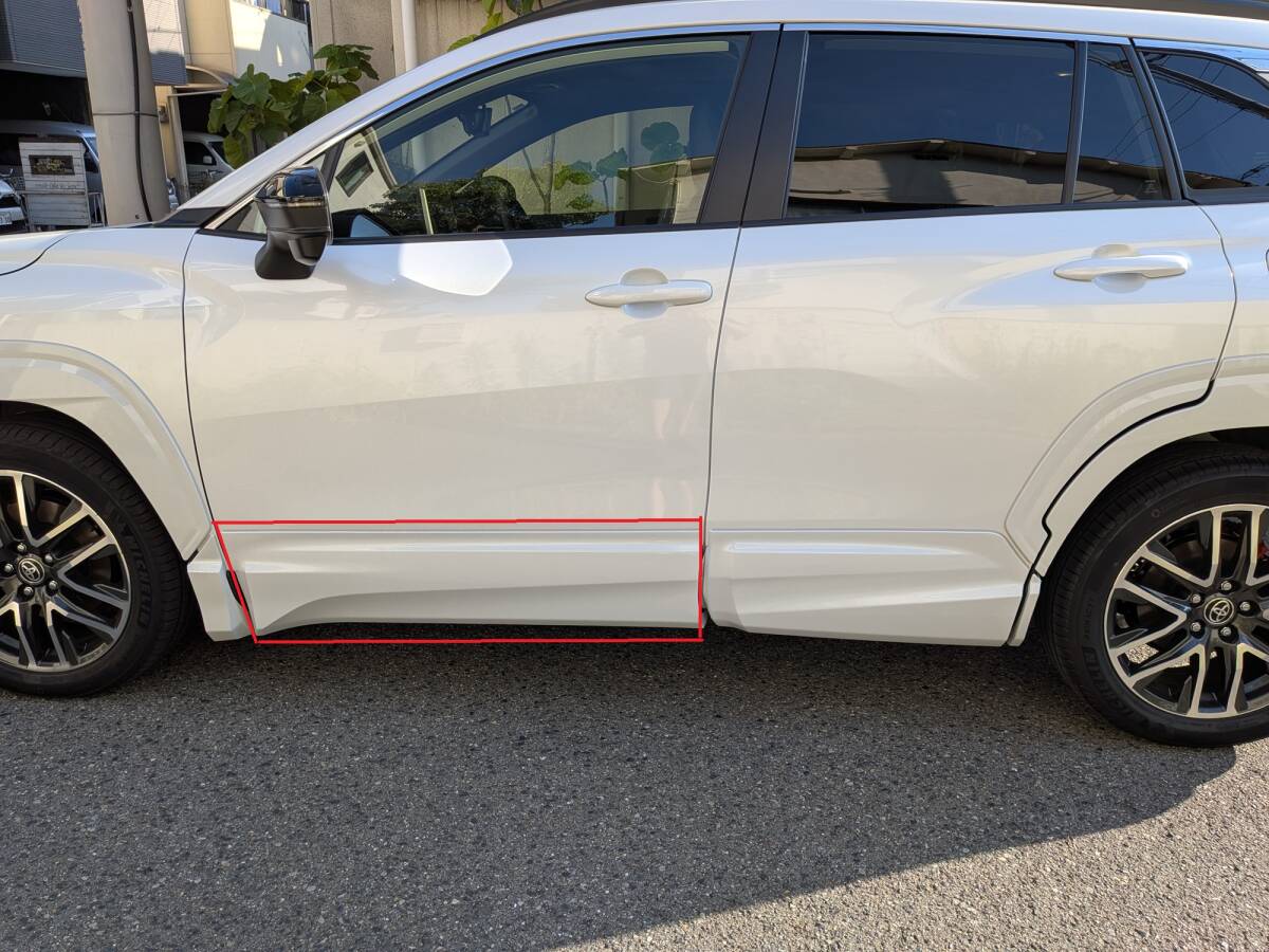...７ год ５ месяц  после    новая модель   улучшение   модель    Corolla  крест    Modellista  удаление    снято с новой машины   товар в хорошем состоянии   передний  место   обе стороны   бок   панель