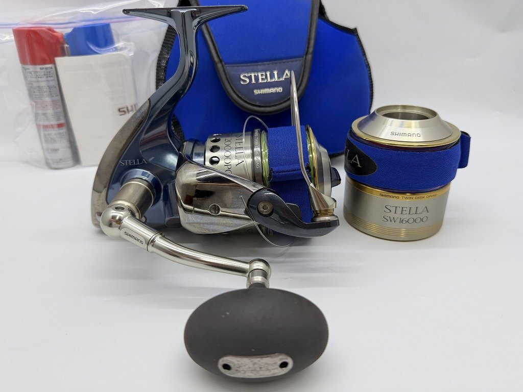 ■ красивый 【SHIMANO STELLA  simano  01 Stella  SW 20000PG GT ... ...  большой размер ...  эксперт   катушка  SW16000 замена   шпуля  включено 】SH-2329