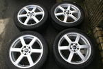 245/45R18 2007 зимняя резина 4 штуки комплект 7.5J +38 114.3 Alphard Vellfire