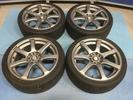 WORK EMOTION XT7 диск & радиальная шина комплект 18x7.5J PCD114.3 5 отверстие OFF++48○ нерабочий товар