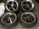 раритет в отличном состояние WORK EQUIP 9J 9.5J 19 дюймов хром 4 штуки хром ... ... Work