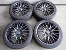 YZ9873【 доставка бесплатно 225/40R18】 Mark2 Chaser и др. custom автомобиль ... WORK подержанный товар лето шина аллюминий комплект ◆18×7.5J 114.3/5H +38◆