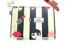 ... LULUGUINNESS ... кейс кожа черный × слоновая кость × мульти кошелек