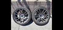 RAYS 57EXTREME 8.5j+42 18inc pcd100 5h 2 штуки Dunlop DIREZZA DZ101 Prius 86 BRZ Wish