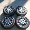 16 дюймов шина диск set★...16×6.5j+38 5/114.3★...WH1000 205/55R16 17 год выпуска аллюминий царапины нет красивая вещь * остаток резины нет