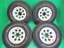 Brigestone пр-во аллюминий -15 * BF- Goodrich * белый ... * 31×10.5R15 * старый ... * старый Pajero и тд. * в помещении хранение * подержанный товар 4 штуки комплект