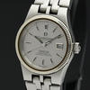 1 йен ★ работа товар 【 Omega /OMEGA】... день ... Швейцария пр-во серебристый циферблат ... AT женский наручные часы 041+956