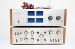 【A1424】 Pioneer Pioner усилитель QM-80 предусилитель QC-80 2 подставка комплект аудио аппаратура звук прибор включение питания OK