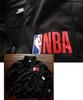 【...USA】NBA★@ распродано ...& рукав 【NBA】 лого ...【NBA Men's Logo Graphic Quarter Zip Fleece Pullover】 черный @XL