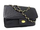1 йен ■ красивая вещь ■ BALLY Бали ... лого кожа QUILTING золотой металлическая арматура ... рок цепь наплечная сумка ... черный J9159XZ